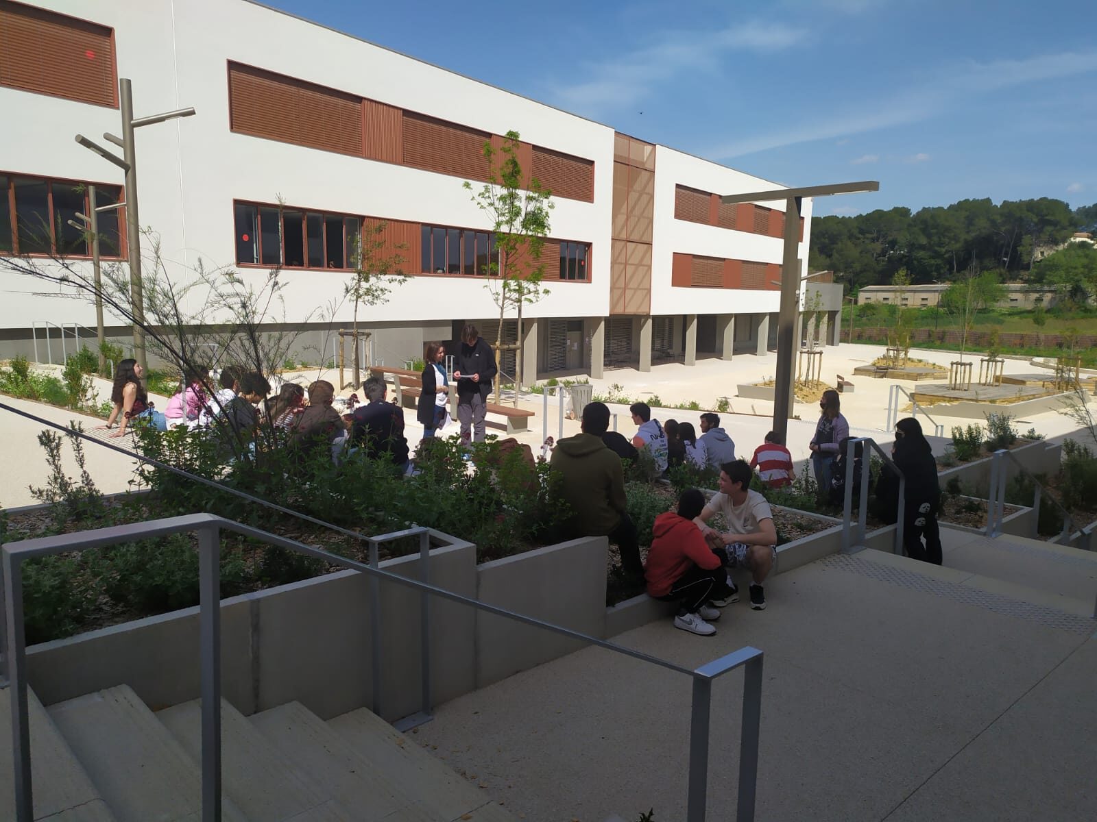 Les élèves du lycée Lucie Aubrac préparent un mini oral en vue du grand